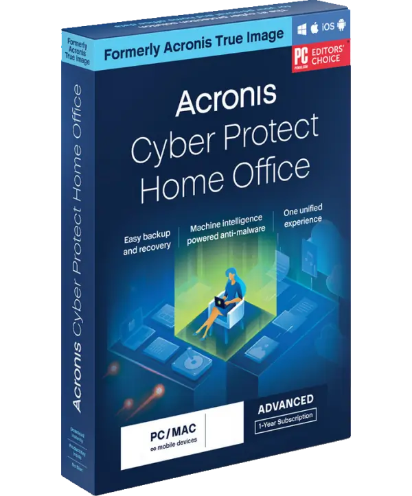 Acronis Cyber Protect Home Office Advanced 5 Geräte 1 Jahr + 500 GB Cloud Storage Acronis Cyber Protect Home Office Advanced 5 Geräte 1 Jahr + 500 GB Cloud Storage