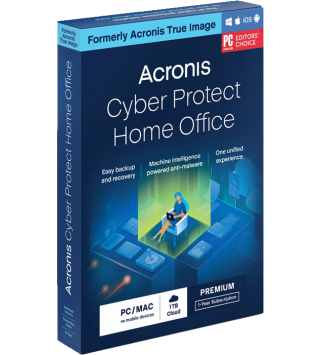 Acronis Cyber Protect Home Office Premium 5 Geräte 1 Jahr + 1 TB Cloud Storage