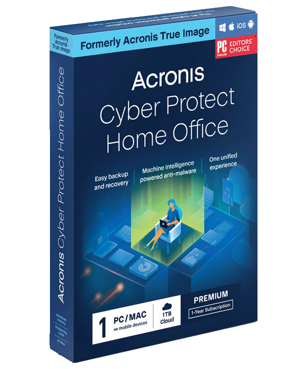 Acronis Cyber Protect Home Office Premium 1 Gerät 1 Jahr + 1 TB Cloud Storage