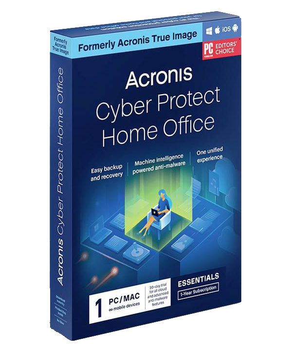 Acronis Cyber Protect Home Office Essentials 1 Gerät 1 Jahr