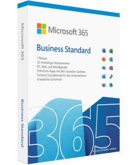 Microsoft 365 Business Standard 1 Jahr 15 Geräte Deutsch/Multilingual (KLQ-00211)