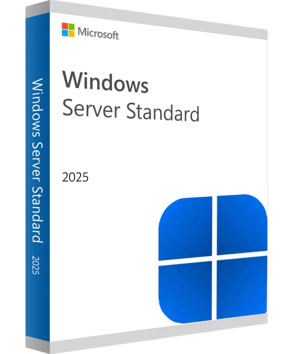 Microsoft Windows Server 2025 Standard 64-Bit - 24 Cores Deutsch/Multilingual (PC) ()