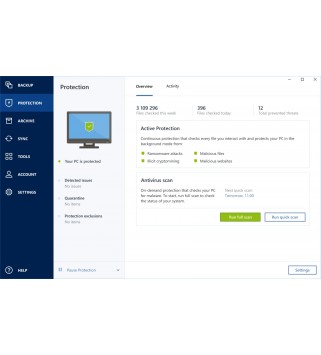 Acronis True Image 2021 Advanced 1 Jahr 1 PC/Mac + 500 GB Acronis Cloud Storage