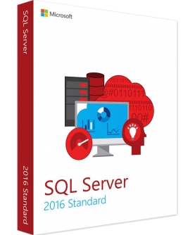 Microsoft SQL Server 2016 Standard inkl. 10 Clients (CALs) Deutsch/Multilingual ESD