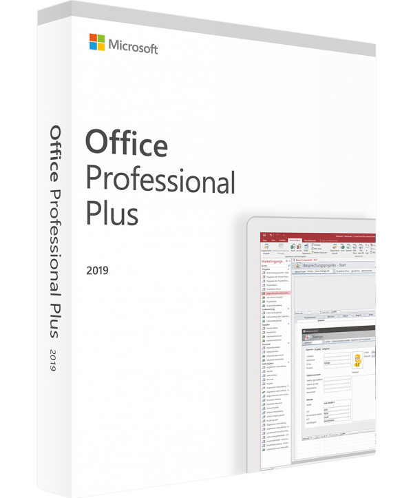 Microsoft Office 2019 Professional Plus PC Deutsch/Multilingual