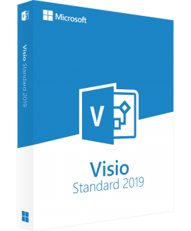 Microsoft Visio Standard 2019 Deutsch/Multilingual (D86-05822)