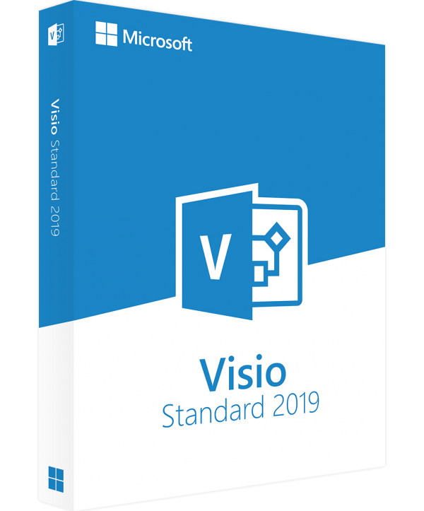 Microsoft Visio Standard 2019 Deutsch/Multilingual (D86-05822)