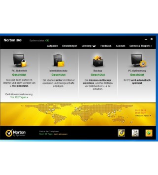 Norton 360 Standard 1 Gerät 1 Jahr + 10 GB MD (mit Abonnement) (deutsch)