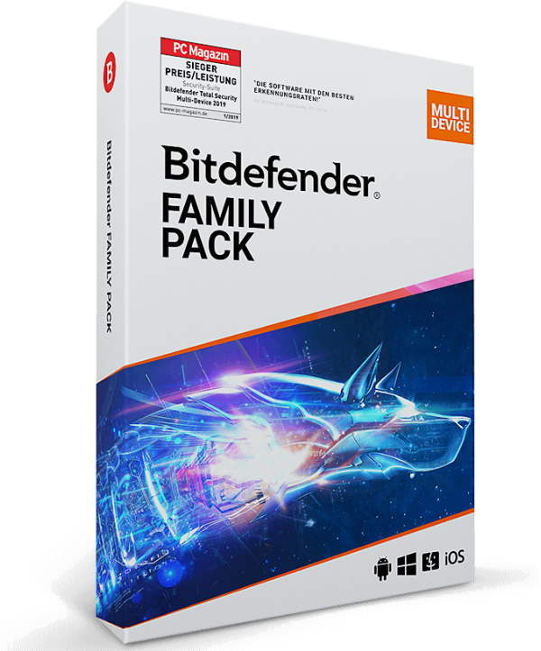 Bitdefender Family Pack 15 Geräte 1 Jahr